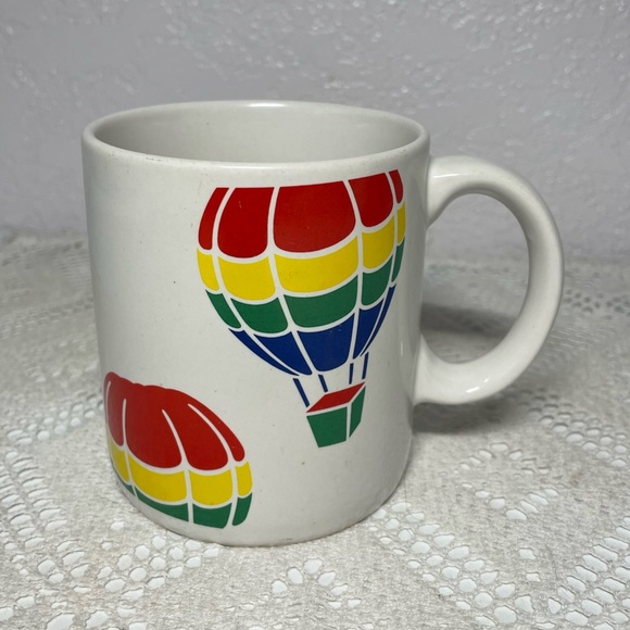 FTD Rainbow Hot Air Balloon Ceramic Coffee Tea Mug - Picture 2 of 6